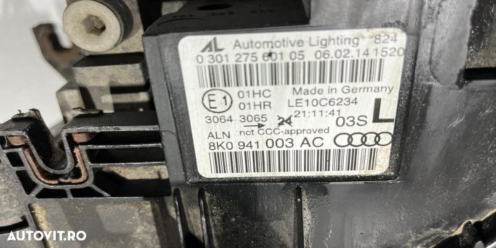 Far stanga complet 8K0941003AC Audi A4 allroad B8 [facelift] [2011 - - 4