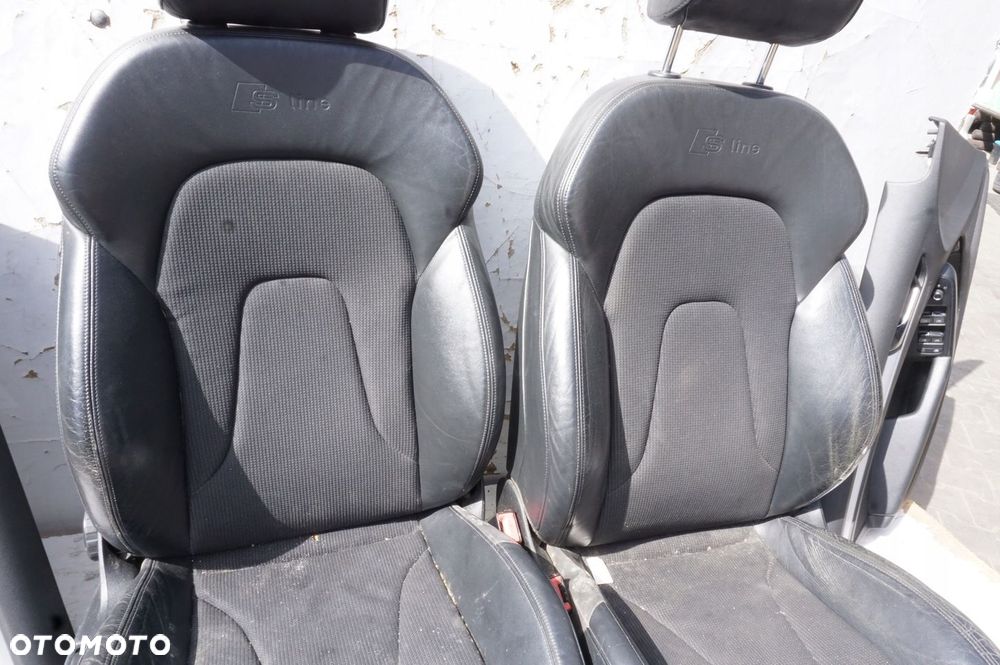 FOTEL SIEDZENIA SKÓRA S-LINE SEDAN AUDI A4 B8 - 5