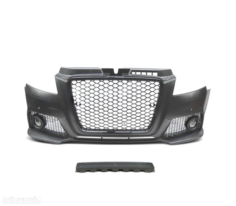 PÁRA-CHOQUE FRONTAL AUDI A3 8P 08-12 RS PRETO PDC - 2