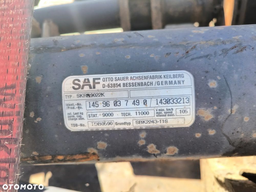 Osie saf, bpw, ror, Mercedes i inne - 20