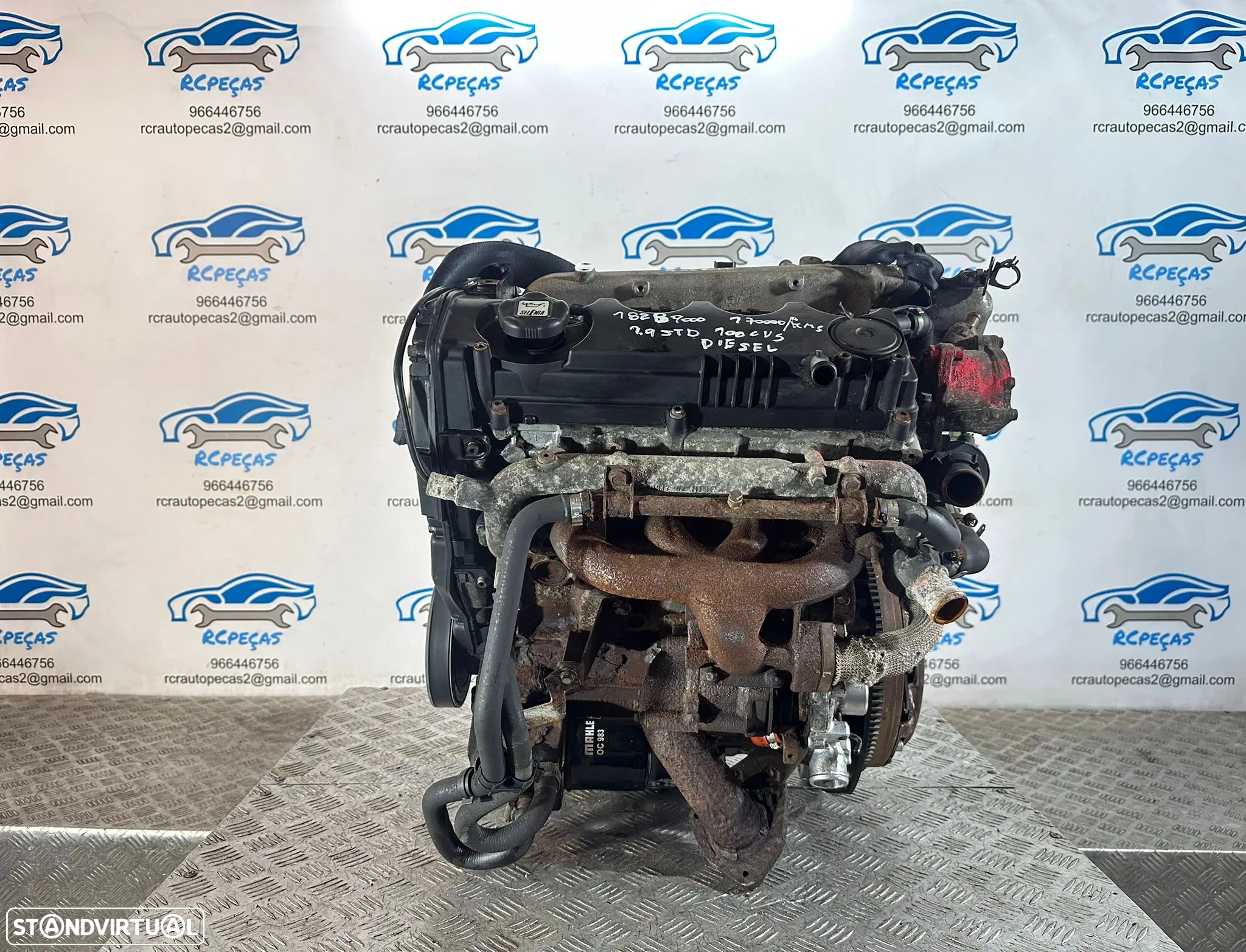 .Motor Completo 182B9000 Fiat Alfa Romeo 1.9 JTD 8v 100cv Bosch - 2