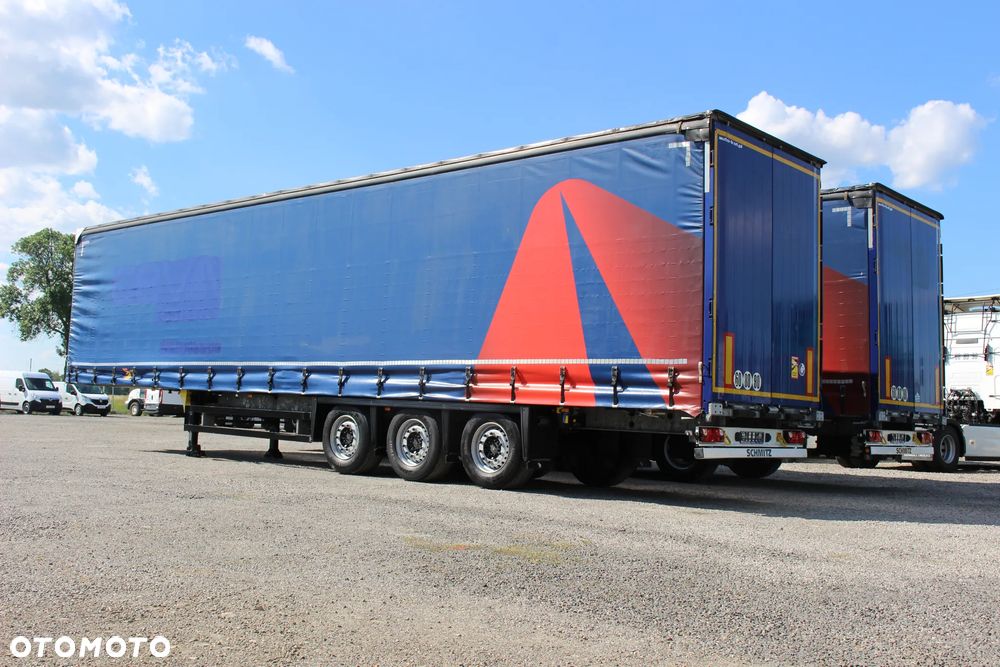 Schmitz Cargobull VARIOS /FIRANKA  /OSIE SCHMITZ / DACH PODNOSZONY/ RAMA OCYNK /SERWIS FR / IDEALNY STAN / - 9