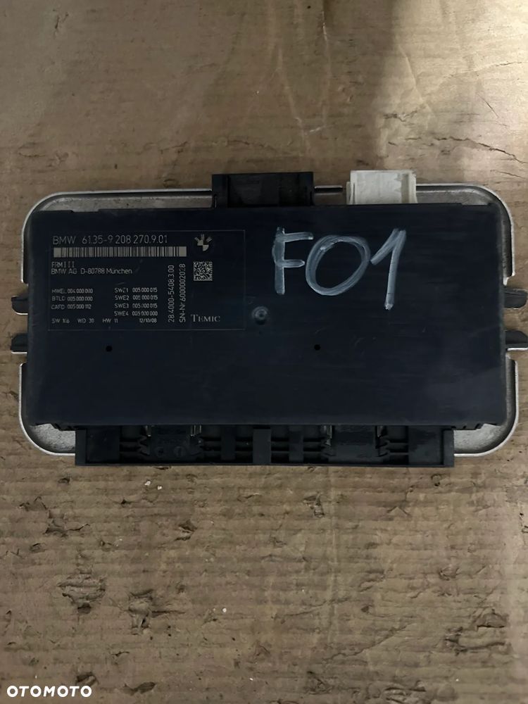 BMW F10 F11 MODUŁ STEROWNIK ŚWIATEŁ EU 9208270 - 1