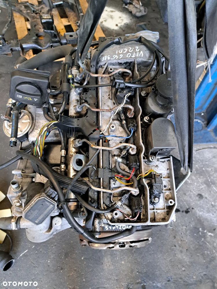 SILNIK KOMPLETNY MERCEDES VITO 639 2.2 CDI 646980 - 1
