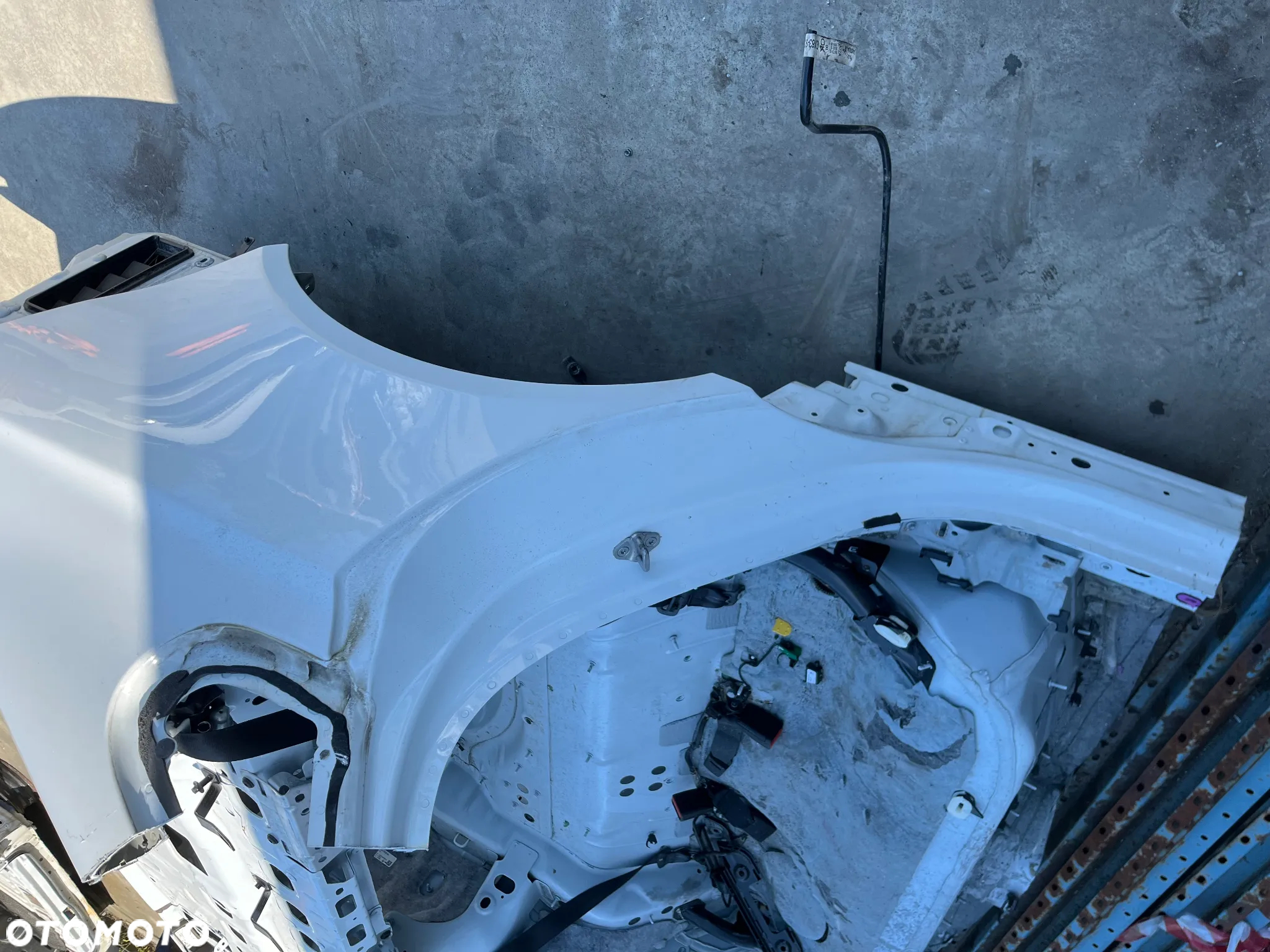 JAGUAR XF SEDAN 2018R BŁOTNIK ĆWIARTKA LEWY TYŁ TYLNA  NER POLARIS WHITE - 2