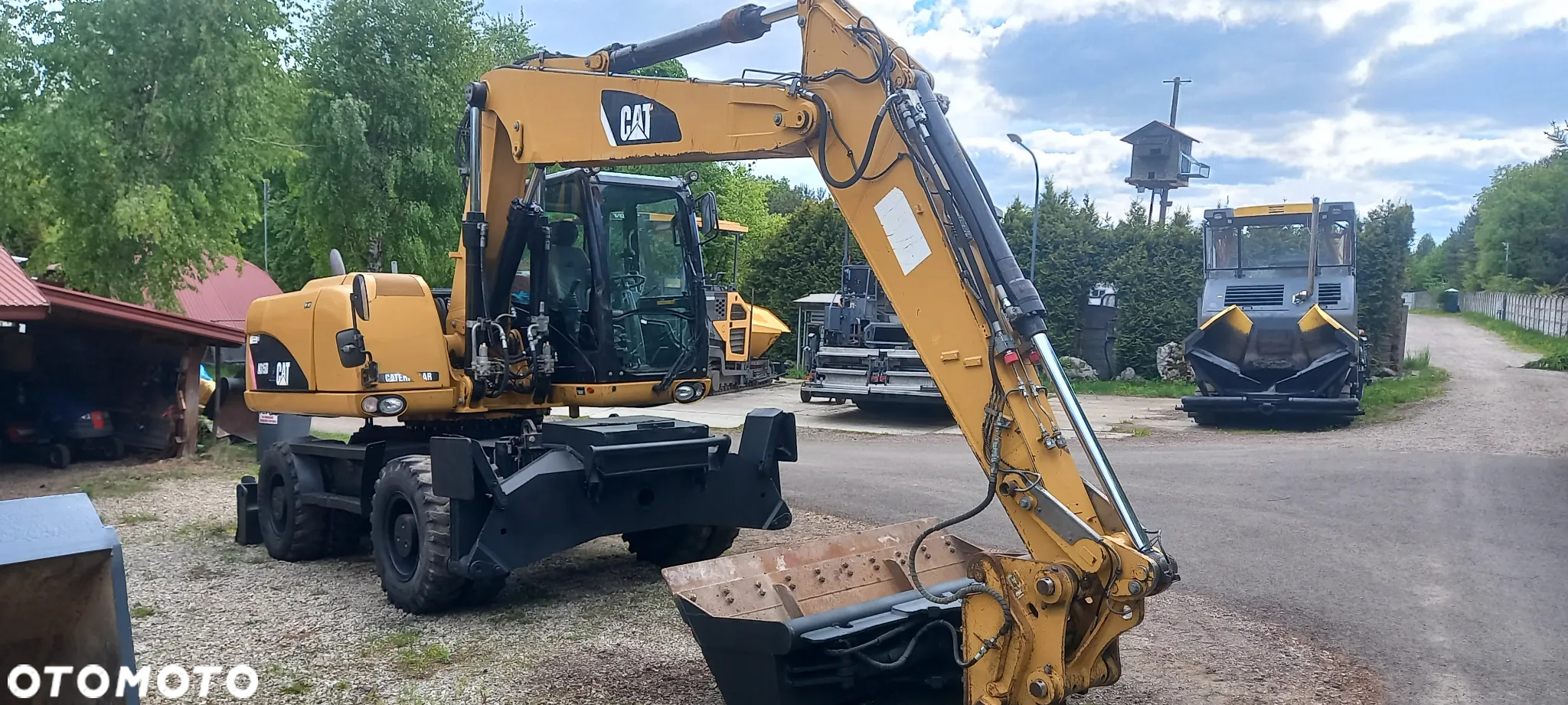 Caterpillar M315D 2010r podpory skarpowka 3 x składane ramie - 4