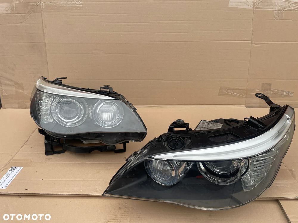 bmw e60 e61 lampy lampa lift xenon skrętny EUROPA  kompletne - 13