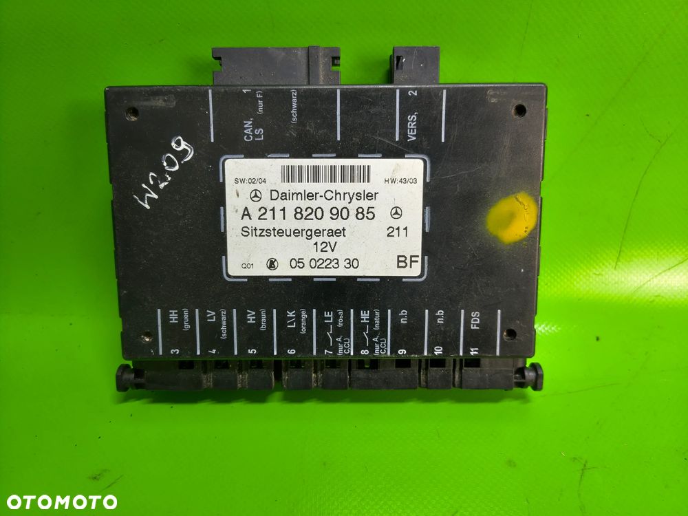 Moduł fotela w211 w209 w203 e c CLK klasa - 1