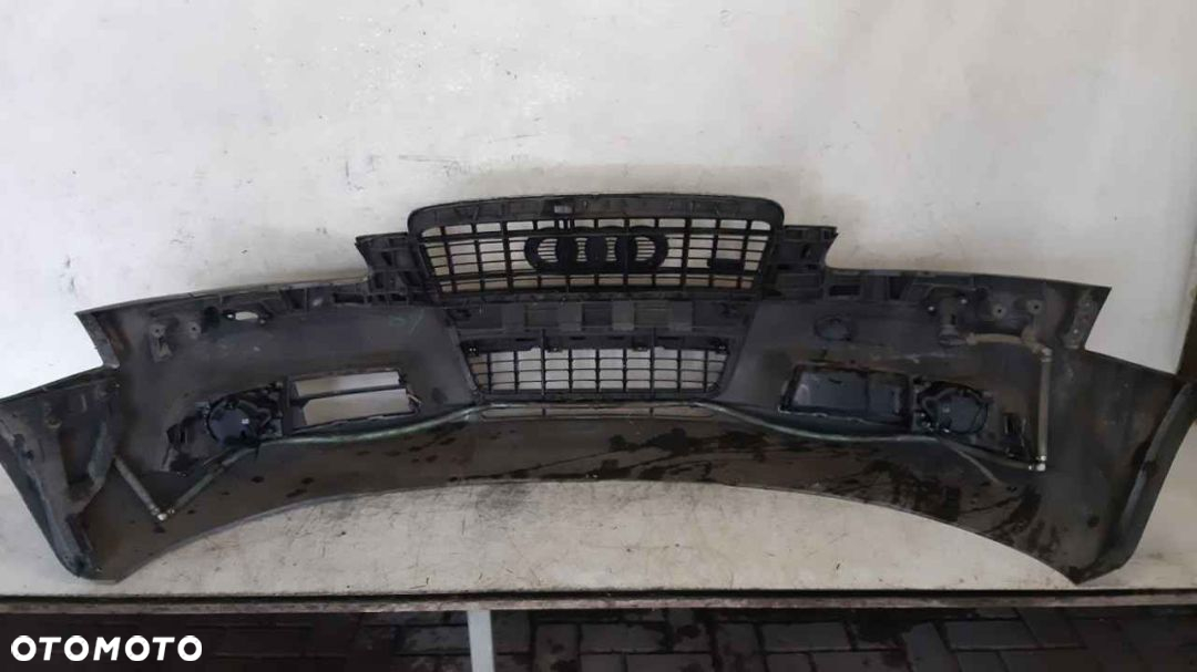 * ZDERZAK PRZÓD PRZEDNI AUDI A6 C6 S LINE S6 C6 SPRYSKIWACZE LAMP XENON HALOGENY LZ9Y CZARNY - 4