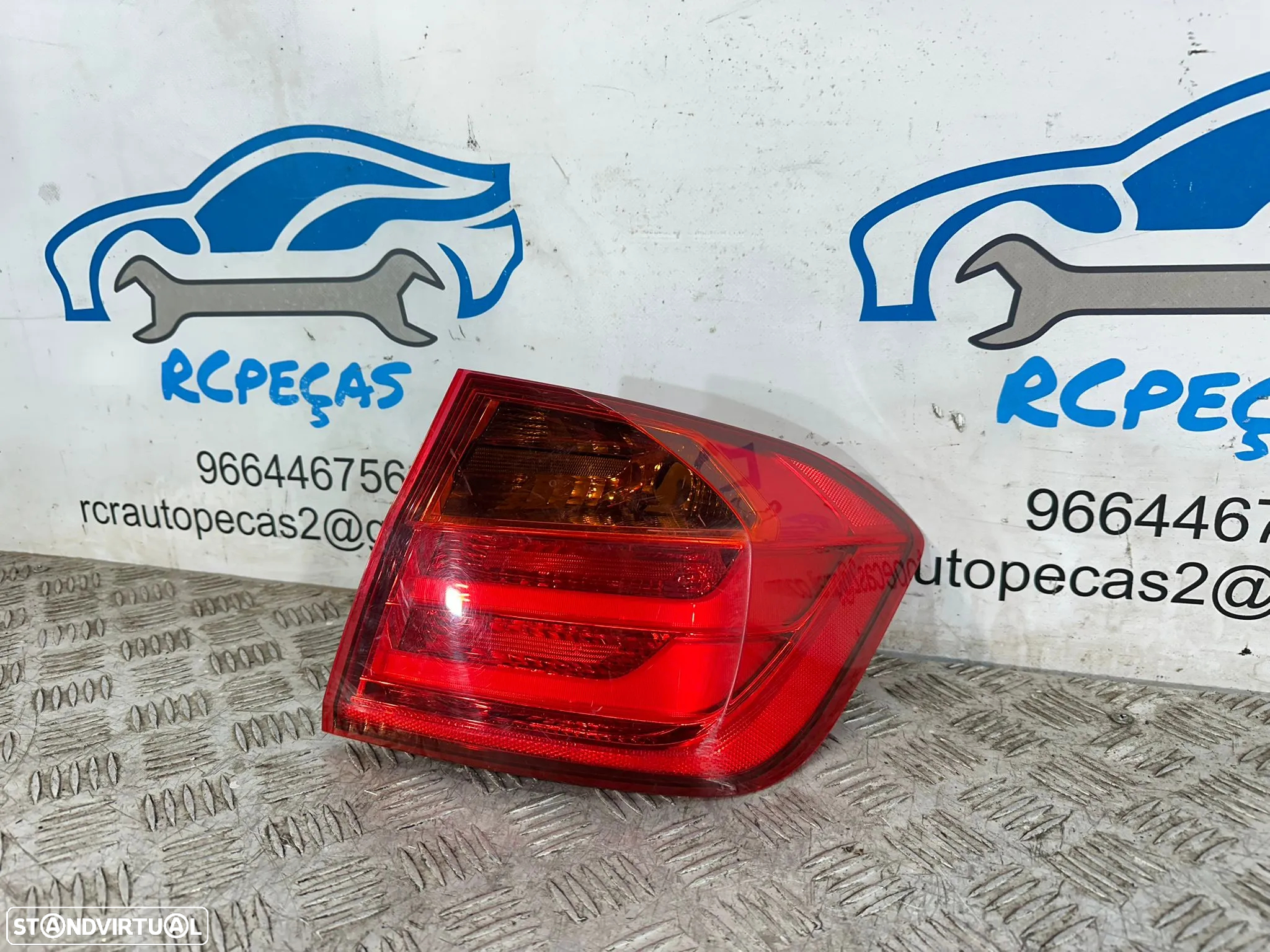 .Conjunto Farolins Led Originais Tras Traseiro Direito Esquerdo BMW Serie 3 F30 2011 - 2019 - 8
