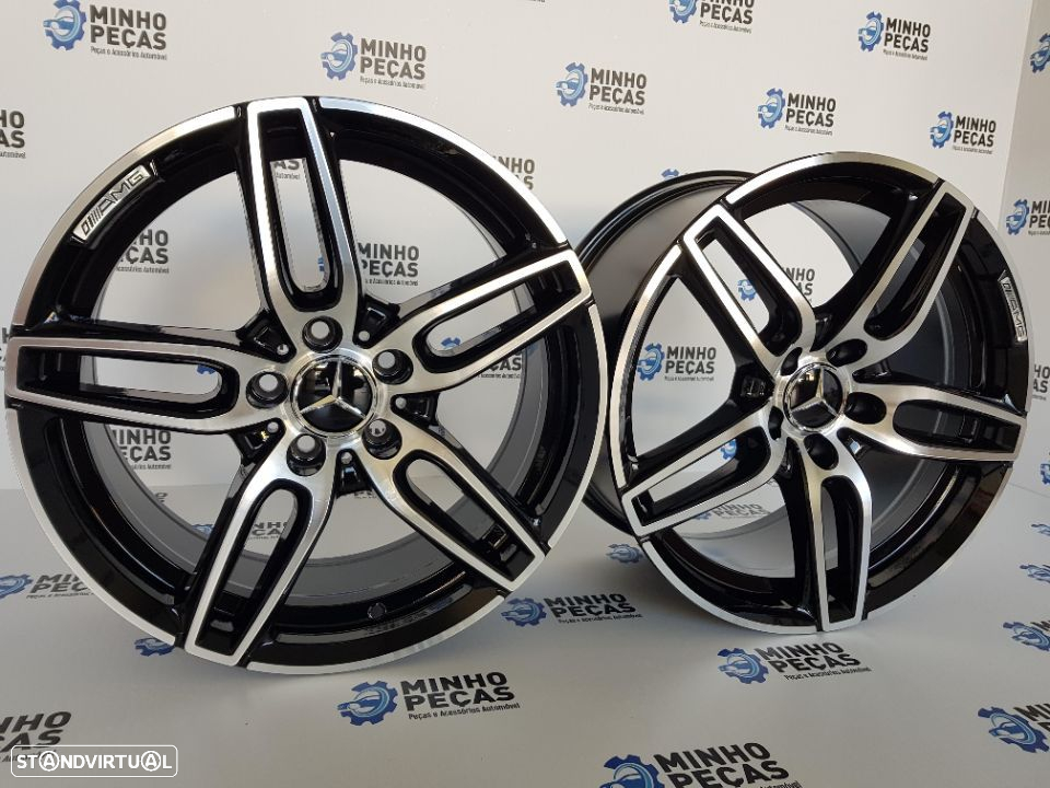 Jantes Mercedes CLA AMG 18 Preto Polido - 2
