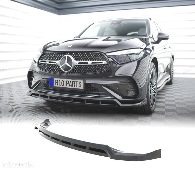 SPOILER LIP MERCEDES GLC X254 23- LOOK AMG PRETO BRILHANTE - 1