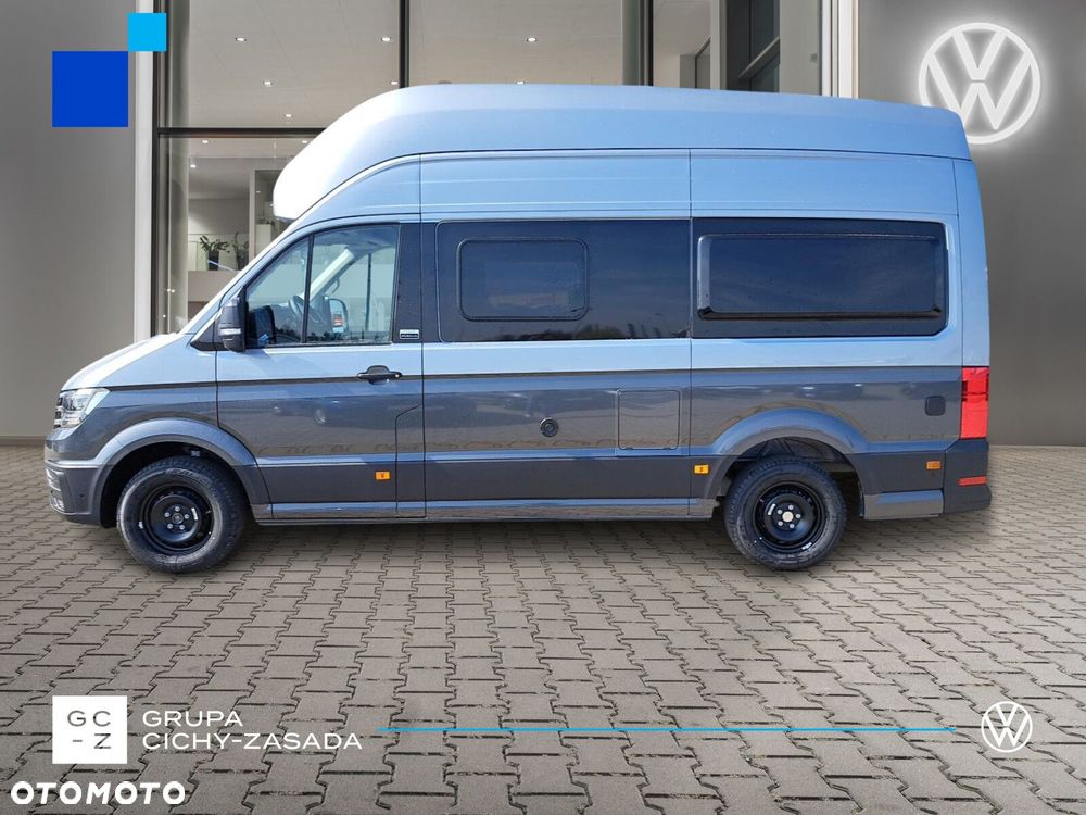 Volkswagen Grand California Grand California 600 DMC 3500kg silnik: 2,0 l TDI EURO VI-e SCR / 163KM/skrzynia biegów: Przedni napęd automatyczna 8-biegowa rozstaw osi: 3640 mm - 2