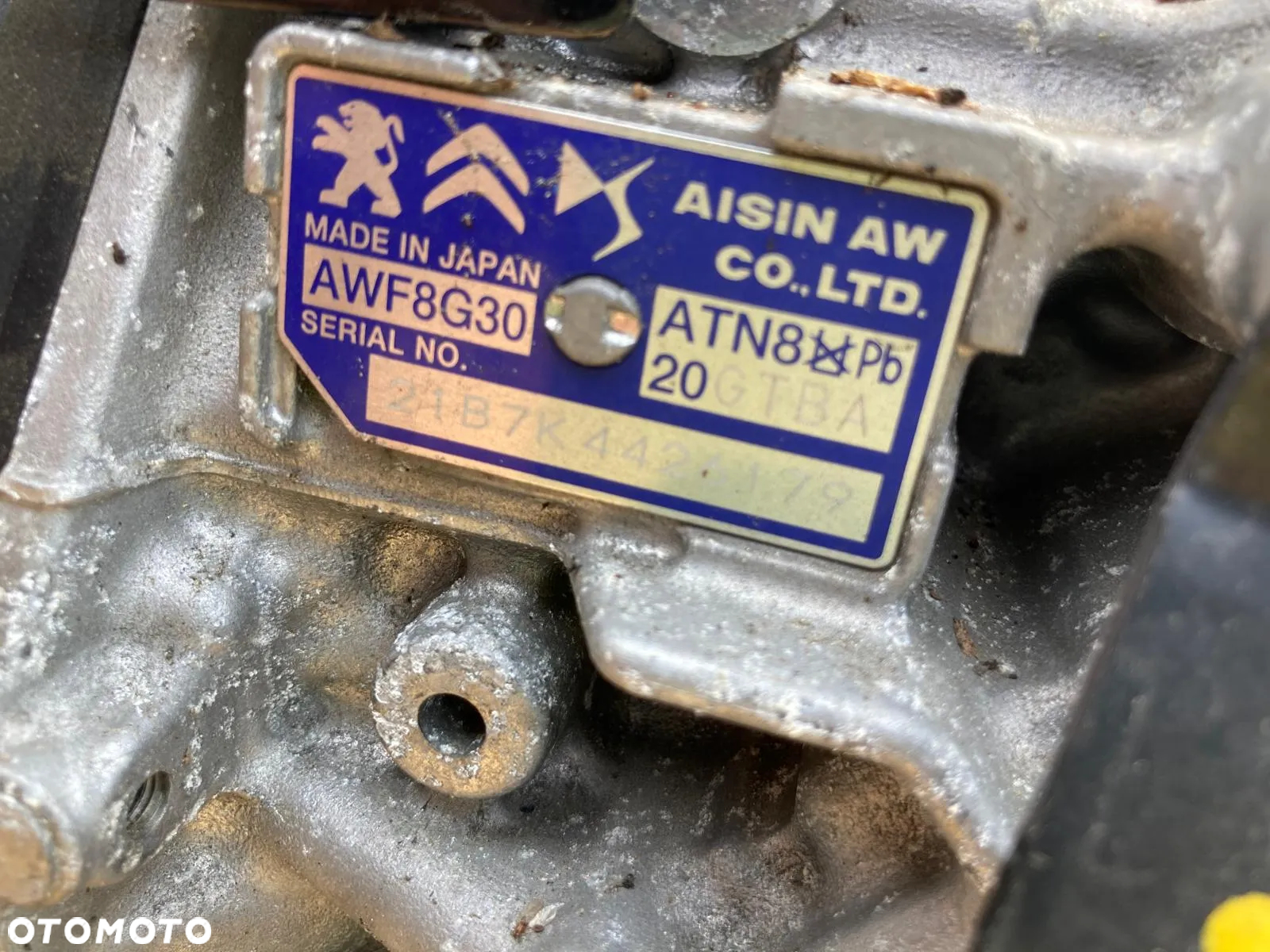SKRZYNIA BIEGÓW AUTOMATYCZNA PEUGEOT 2008 3008 308 II 5008 1.2 THP PURETECH 20GTBA - 3