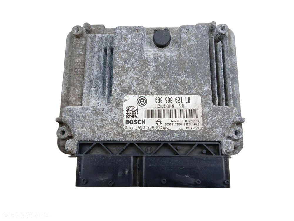 KOMPUTER STEROWNIK SILNIKA SKODA OCTAVIA II (2004-2008) 1.9 TDI 105KM 03G906021LB - 3