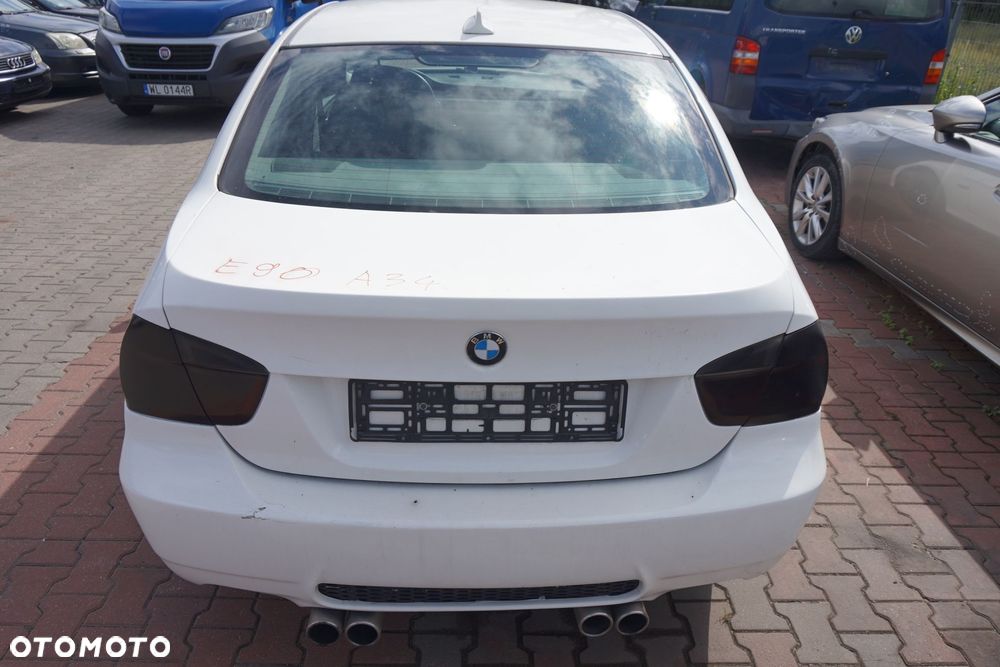 KLAPA BAGAŻNIKA TYLNA 3 E90 SEDAN A34  BIAŁY BMW 2004-2008 - 1