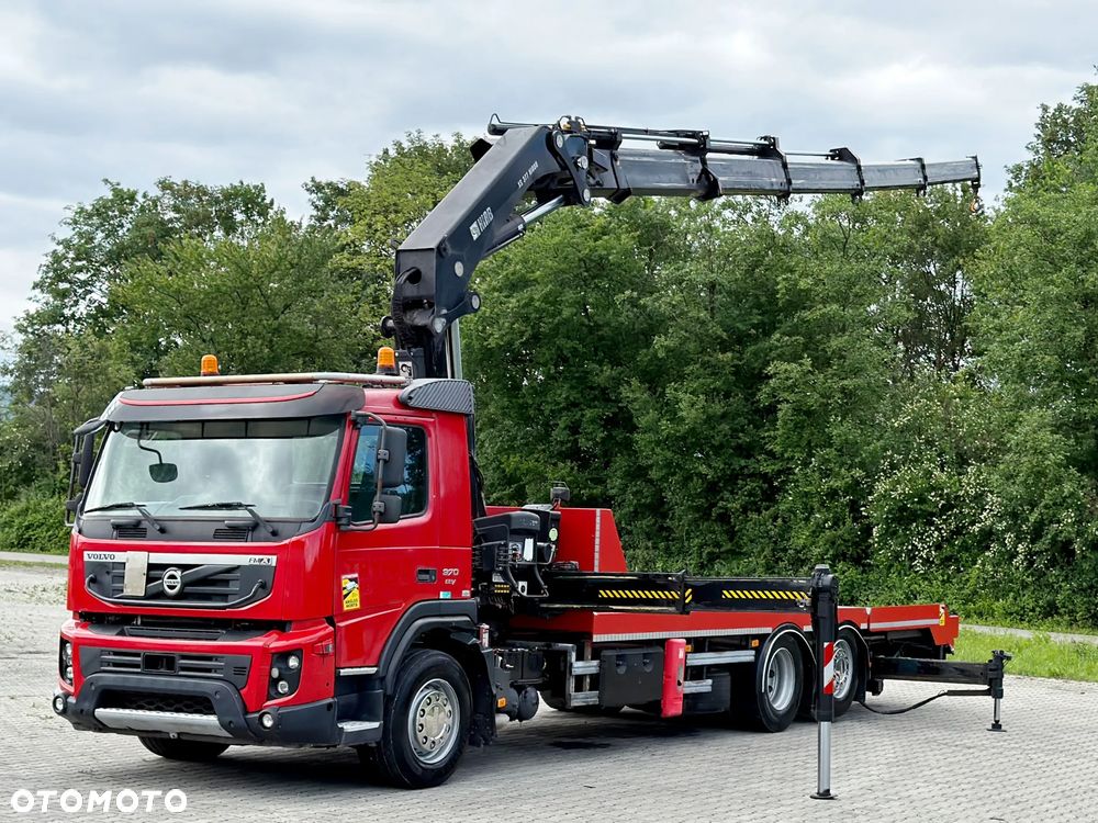Volvo FMX 370 * LAWETA 7,90m * HIAB 377 EP - 5 HIDUO + PILOT * STAN BDB - 4