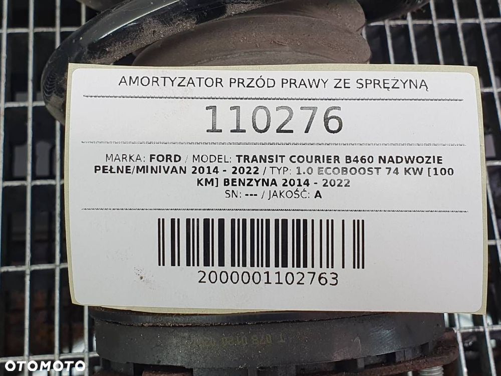 AMORTYZATOR PRZÓD PRAWY MCPHERSON FORD TRANSIT COURIER I 1.0 - 9