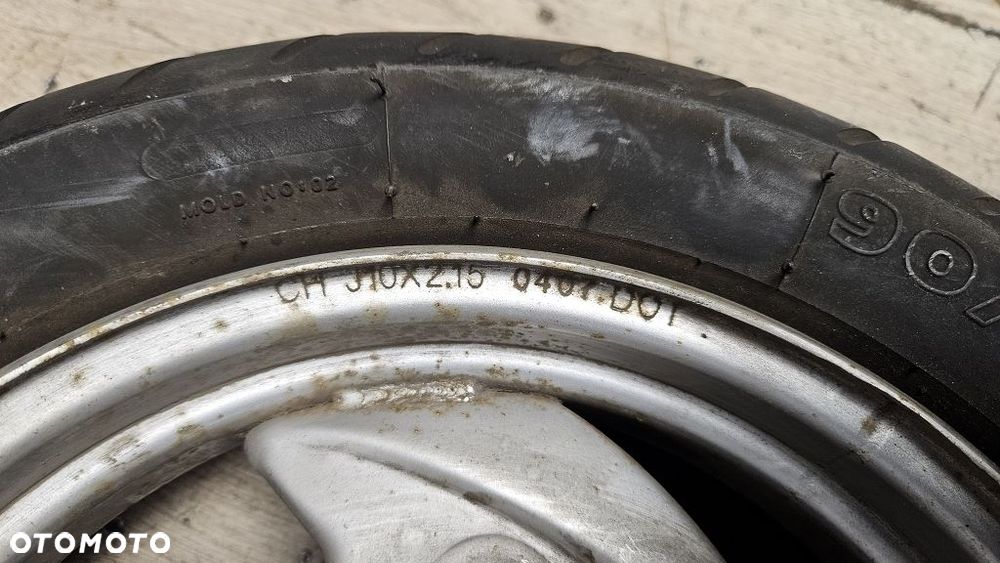 Felga koło 10x2.15 Sym Mio opona Michelin 90/90-10 - 10