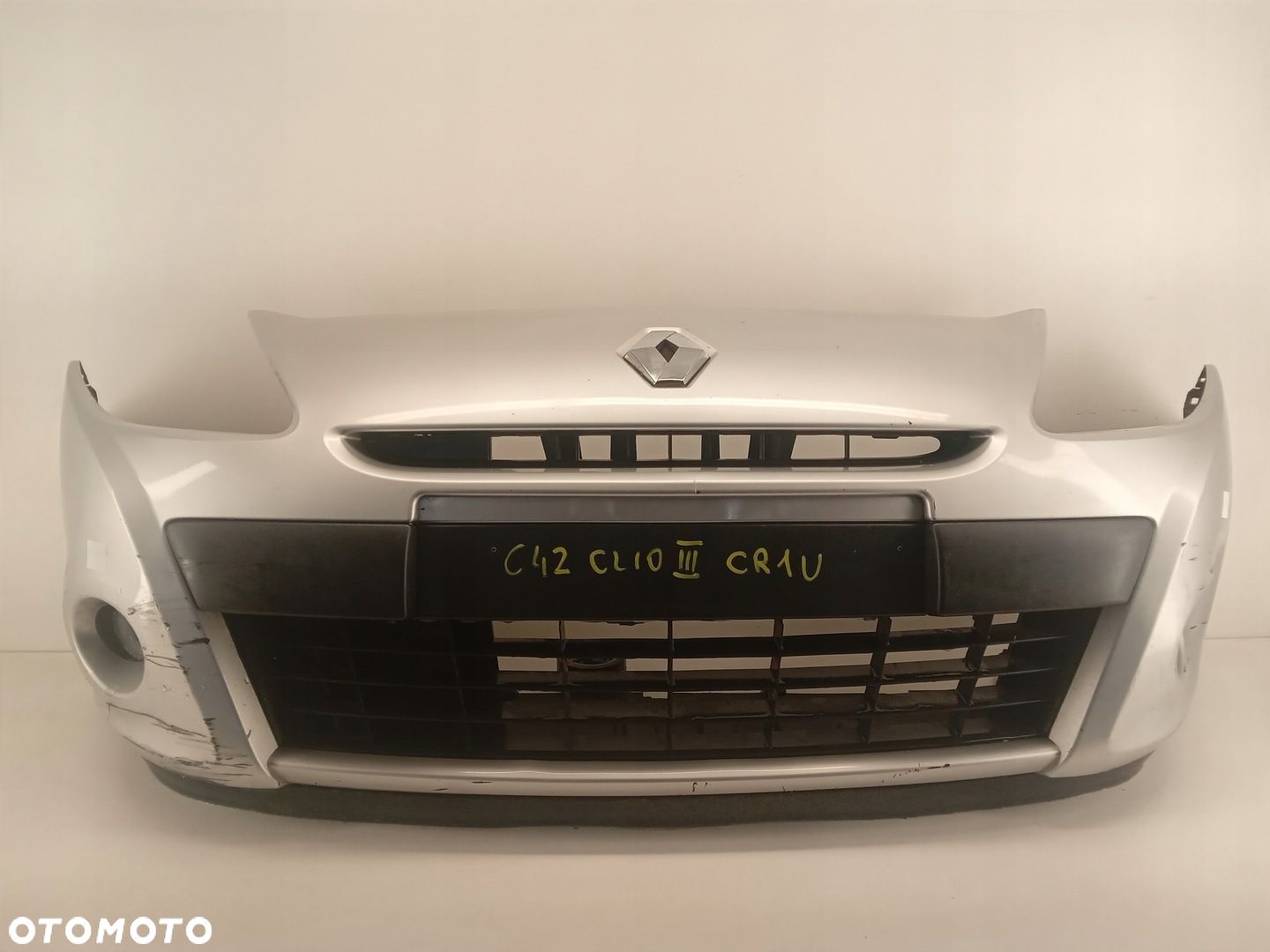 ZDERZAK PRZEDNI GRILL RENAULT CLIO III LIFT 09-12 CR1U - 1
