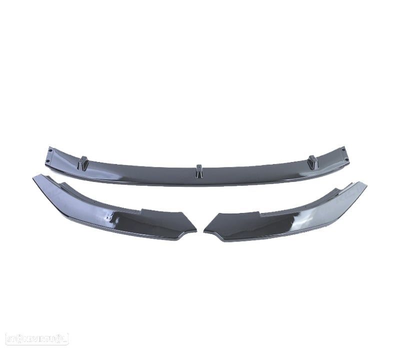 SPOILER LIP FRONTAL VOLKSWAGEN VW GOLF 6 GTI 09-13 PRETO BRILHANTE - 4
