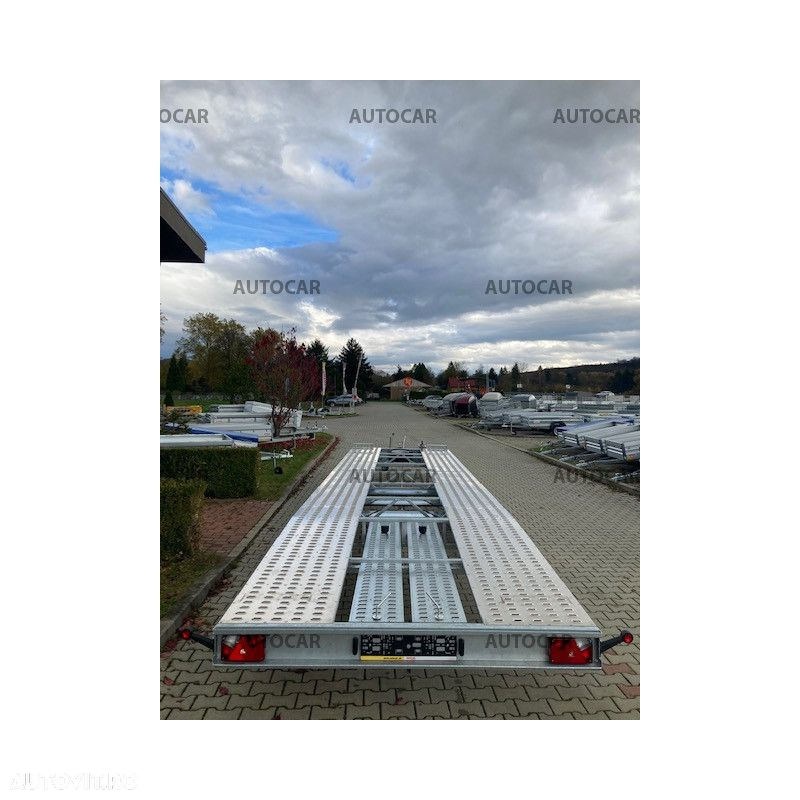 Autocar Trailer auto cu sistem de franare cu trei axe de la 8,5 m pana la 3,5 t - 4
