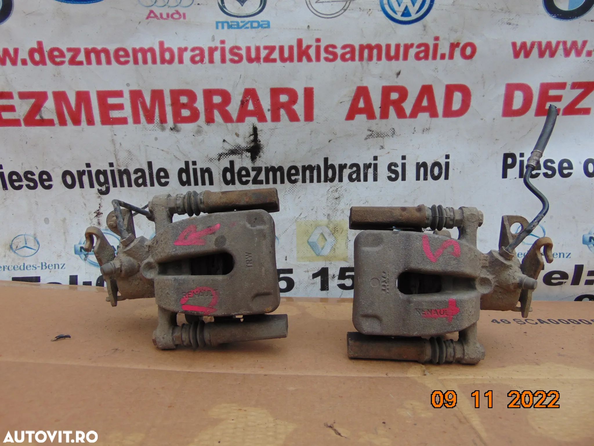 Etrier spate Renault megane 3 an 2008-2015 Scenic 3 etrieri spate stanga dreapta dezmembrez - 1