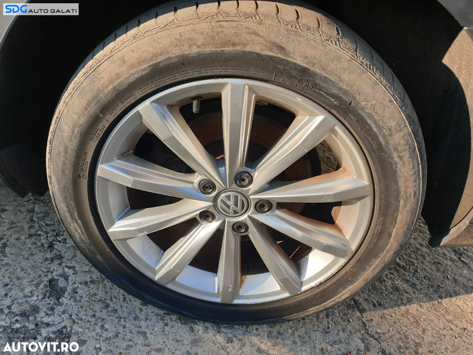 Set 4 Jante Roti Aliaj 215 55 17 R17 Helsinki 5x112 Volkswagen Passat B7 2010 - 2015 [C3931] - 2