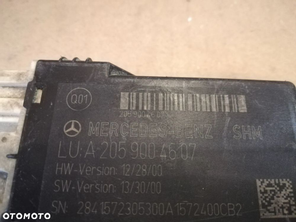 MERCEDES KLASA C W205 MODUŁ ELEKTRONICZNY A2059004607 - 2