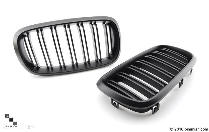GRILE Duble pentru BMW X5 X6 E70 E71 M X5M X6M F16M LOOK Negru Mat sau LUCIOS  CALITATE PREMIUM ⭐️⭐️⭐️⭐️⭐️ - 7