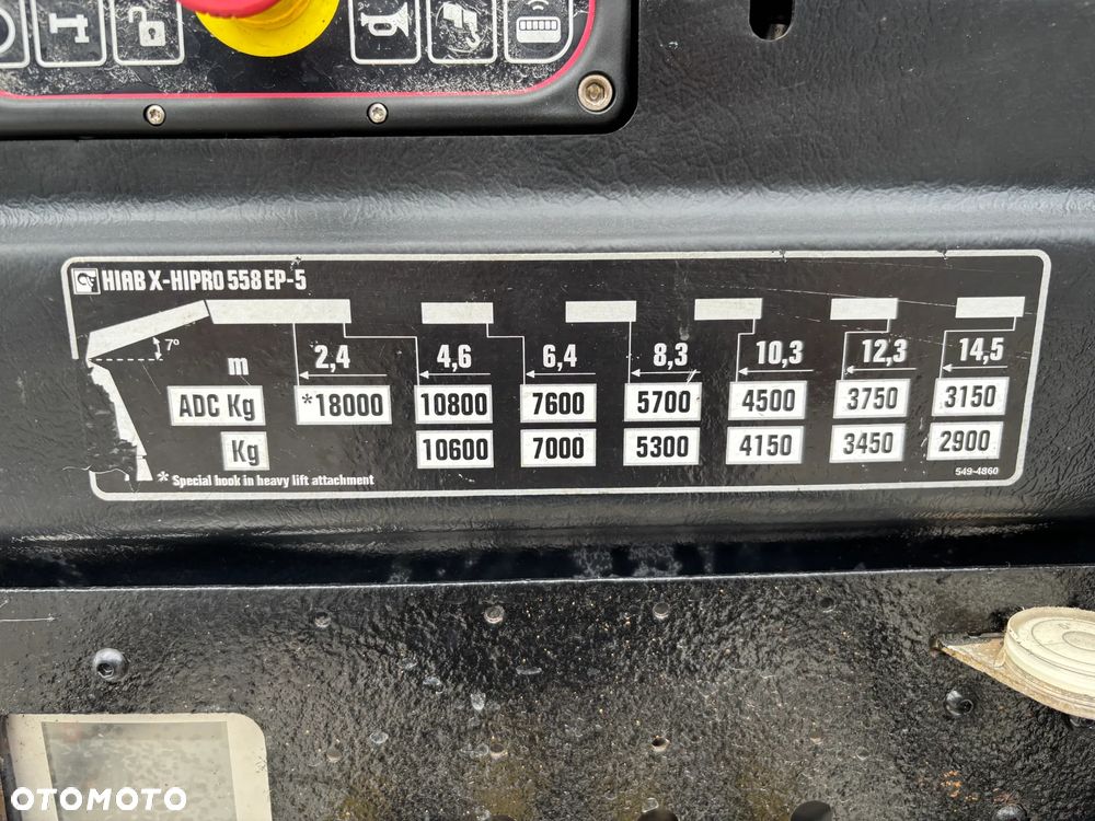 Mercedes-Benz Actros 2545 HDS HIAB 558 oś Skrętna Idealny Stan Sprowadzony z Niemiec - 12