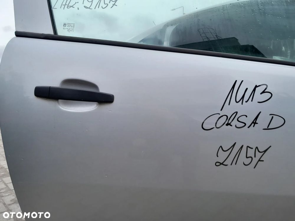 OPEL CORSA D DRZWI PRAWE PRZEDNIE PRAWY PRZÓD KOLOR: Z157 - 2