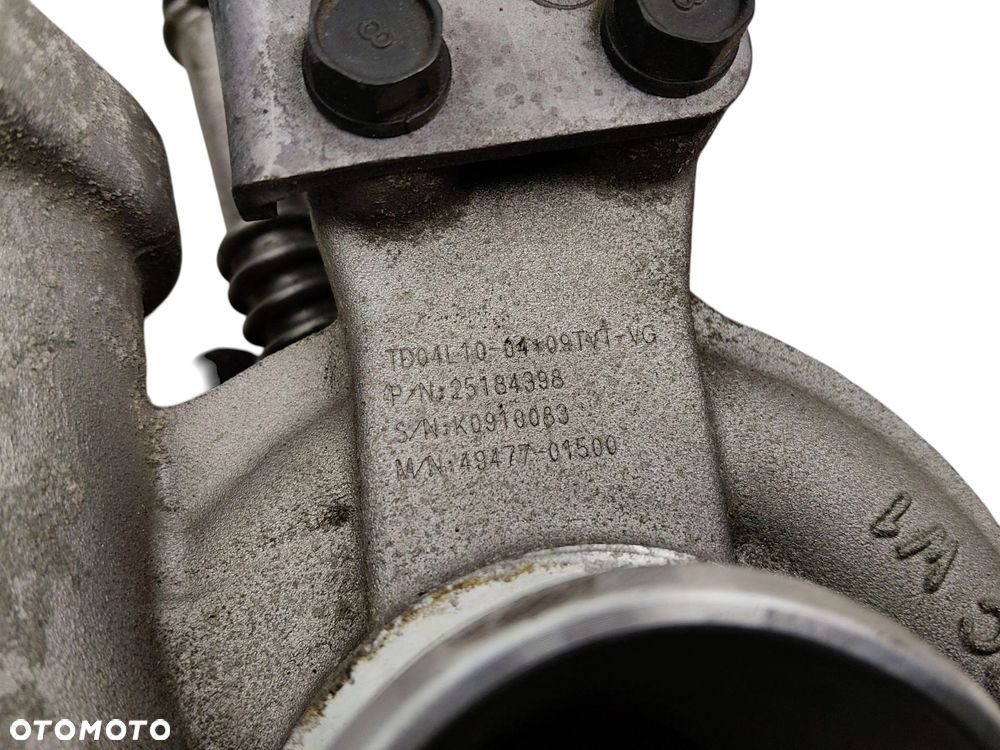 TURBOSPRĘŻARKA CHEVROLET CRUZE (2008-2012) 2.0 VCDI 163KM 25184398 49477-01500 - 2