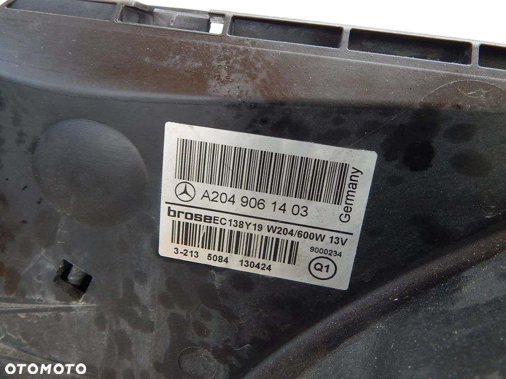 Chłodnica komplet wiatrak intercooler 2.2 Cdi Mercedes E klasa 212 W212 Lift 09-16 Łuków części - 3