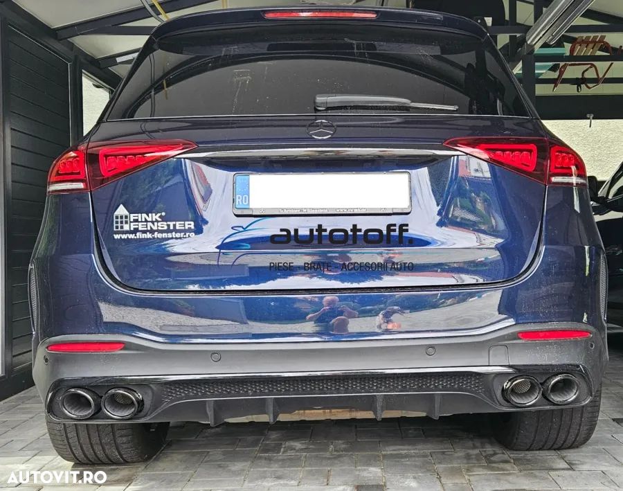 Difuzor 53AMG Mercedes GLE W167 SUV (2019+) Full Black - 2