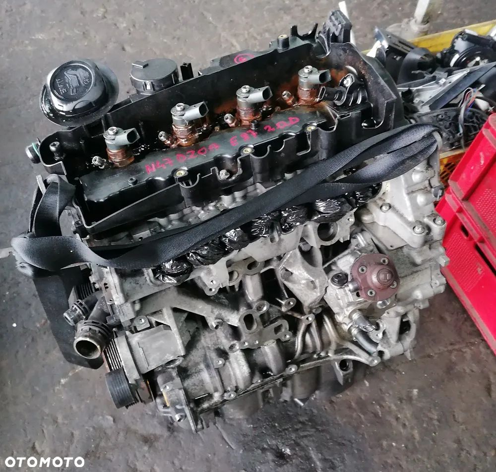 BMW 1 E87 E90 E91 10r 2.0 D SILNIK N47D20A goły - 1