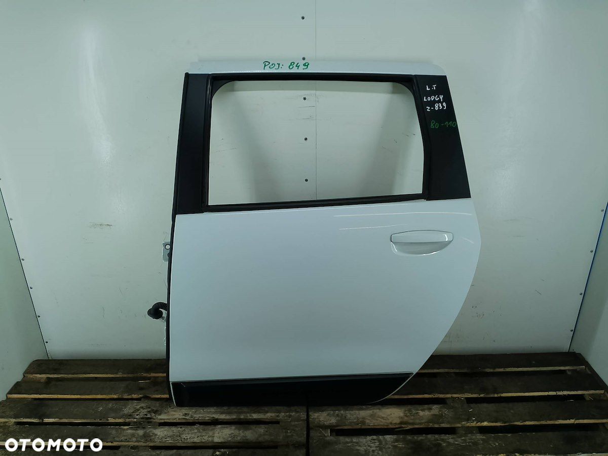 DRZWI LEWY TYŁ DACIA LODGY DV369 - 1