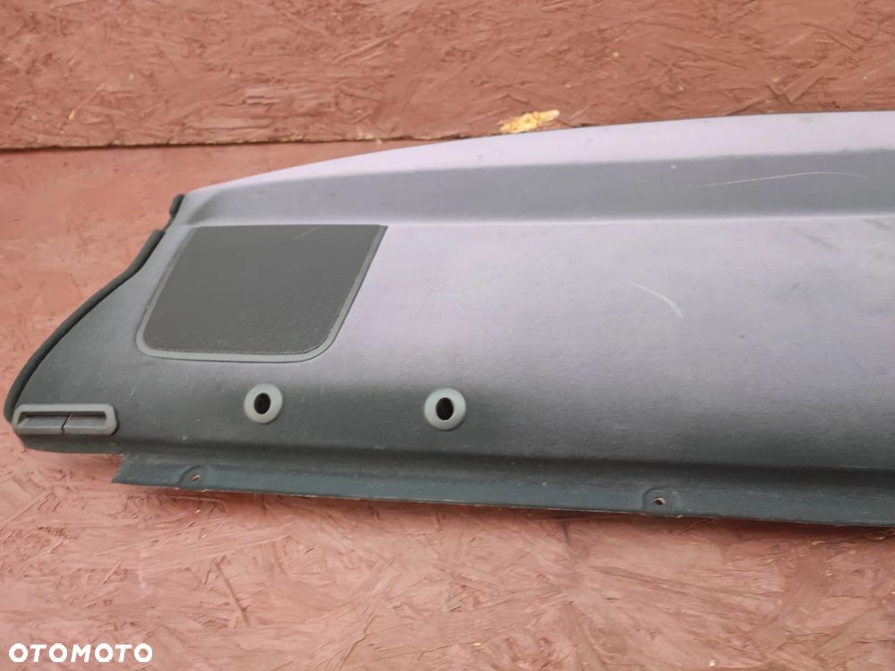 BMW E46 COUPE ORYGINALNA PÓŁKA TYŁ / OSŁONA GRODZI TYŁ + GŁOŚNIKI + ZAŚLEPKI GŁOŚNIKÓW  O NR.  51 46 6 955 325 / 51 46 8 231 125 OEM W DOBRYM STANIE - 4