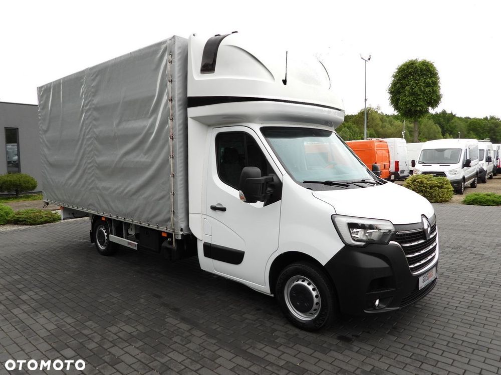 Renault MASTER PLANDEKA 10 PALET WEBASTO TEMPOMAT LEDY PNEUMATYKA KLIMATYZACJA  165KM - 5
