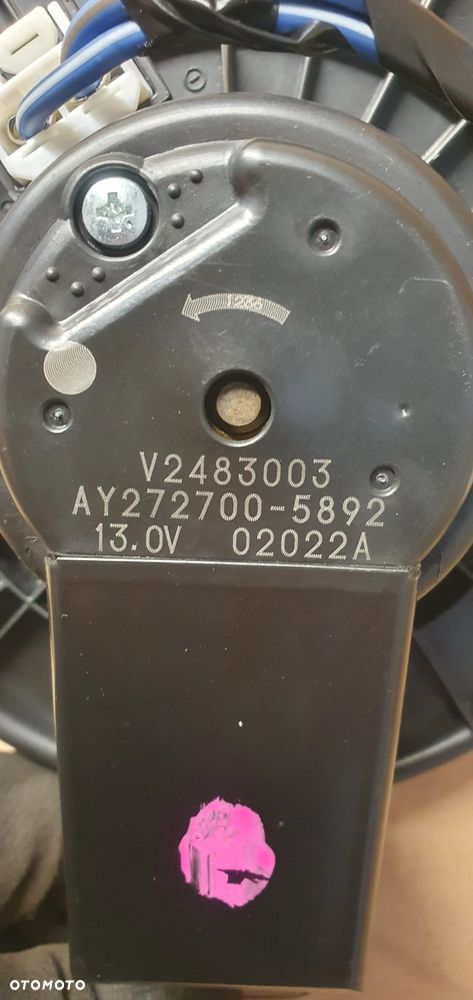 Wentylator silnik dmuchawy nagrzewnicy Jeep Grand Cherokee IV WK2 AY272700-5892 - 6