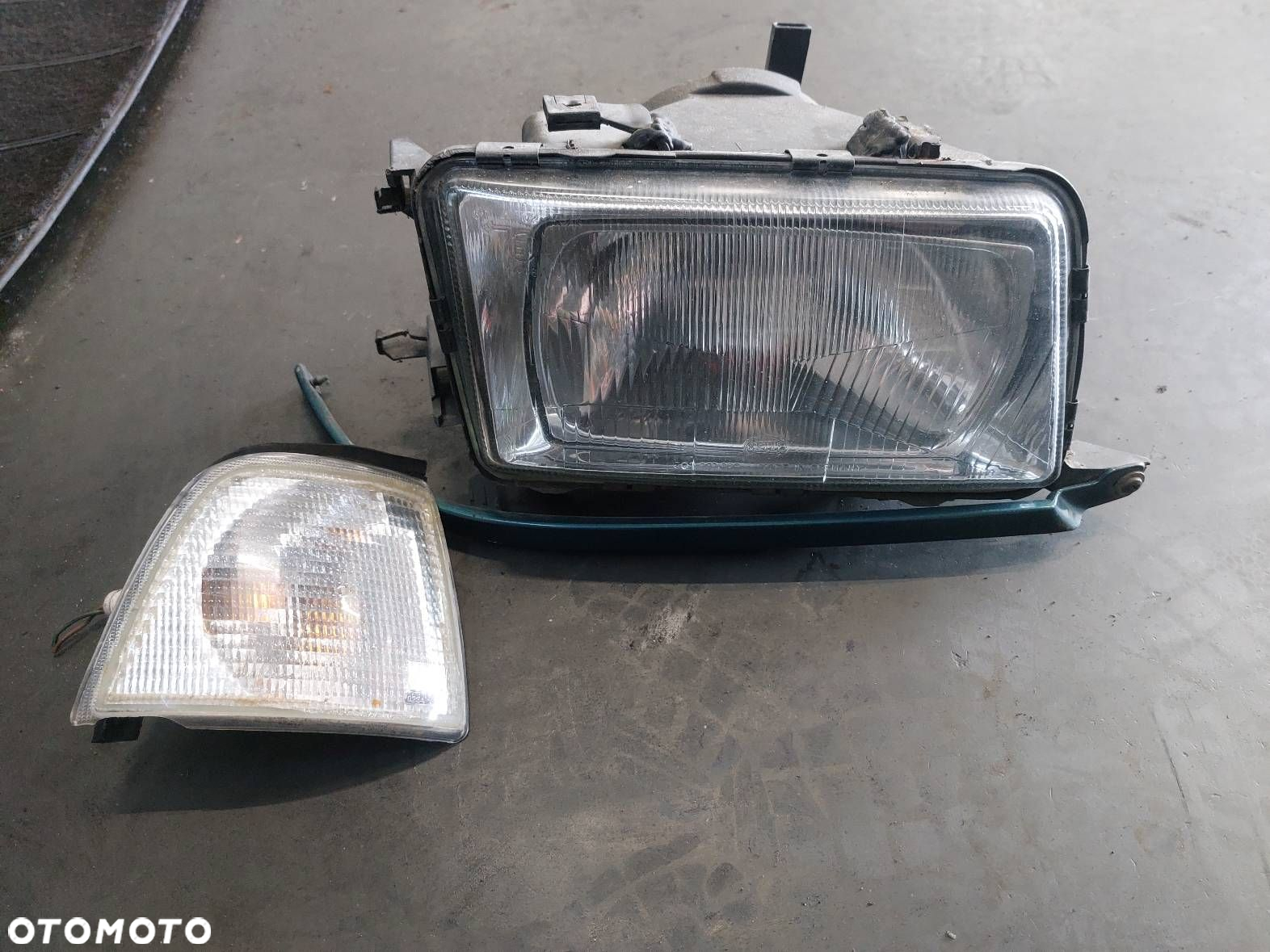 KOMPLETNY PRZÓD KLAPA ZDERZAK LAMPA BŁOTNIK AUDI 80 B4 LZ6P - 7
