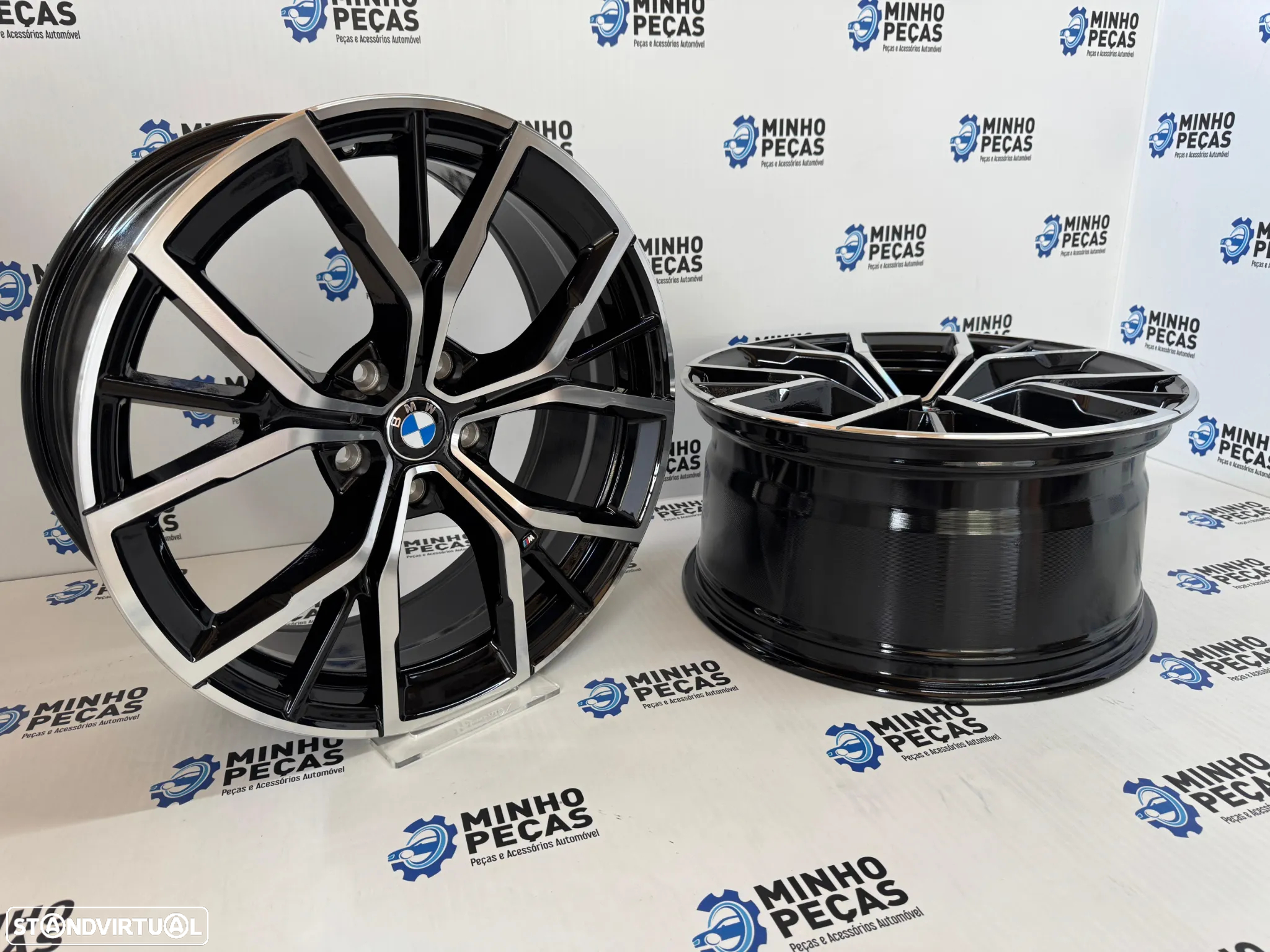 Jantes BMW Look 845M em 19 (5x120) Preto e Polido - 6