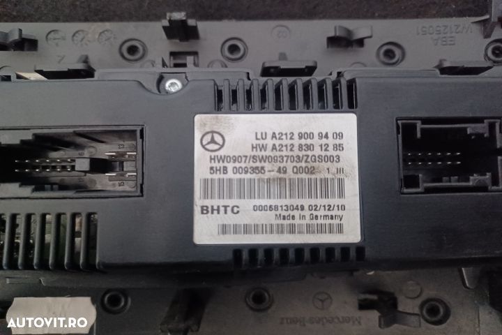 Comanda clima A2129009409 A2129009409 Mercedes-Benz E-Class C207 [200 - 3