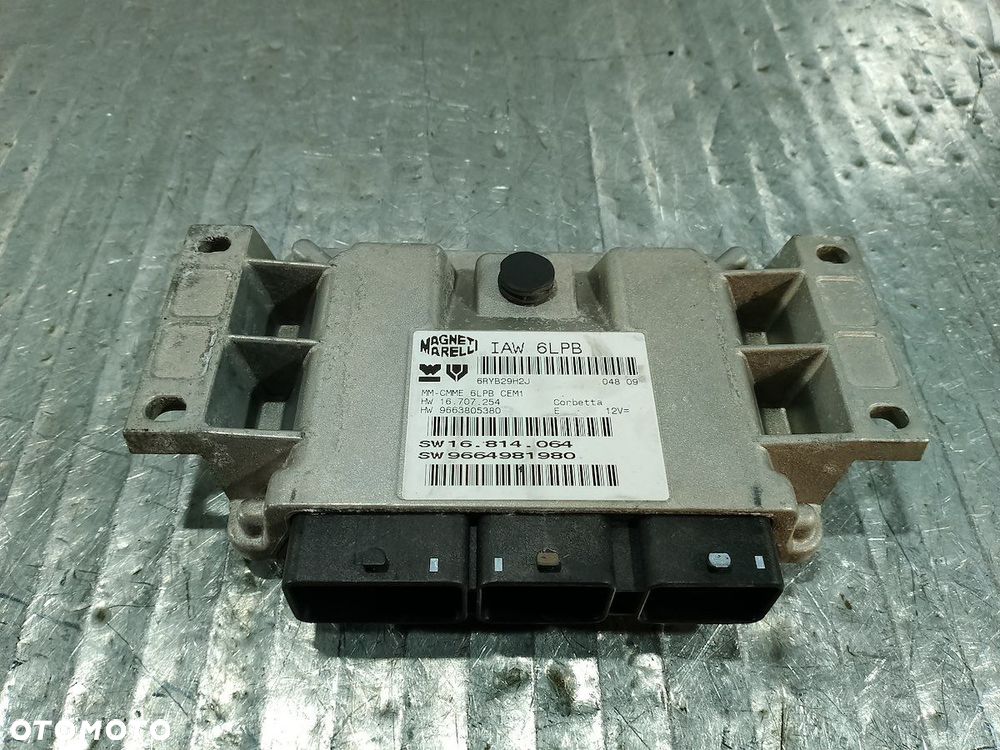 KOMPUTER, STEROWNIK CITROEN C4 PICASSO 9664981980  9663805380 1.8 16V - 1