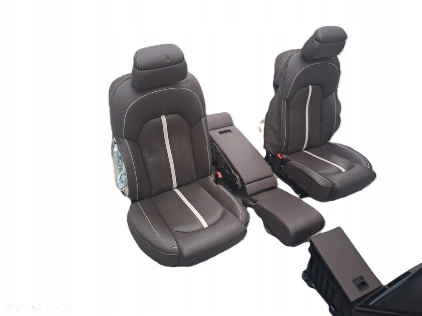 audi a8 d4 long fotele środek grzane wentylowane masaż monitory balao kpl - 4