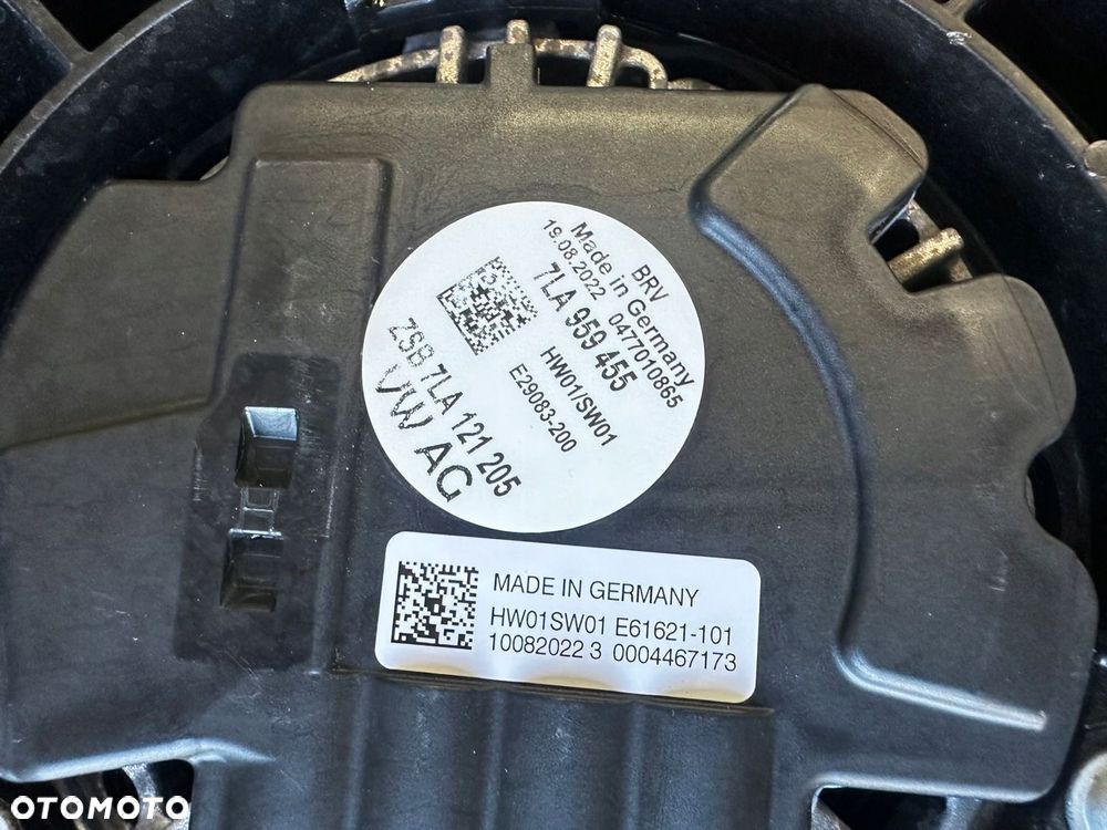 WENTYLATOR 600W VW TRANSPORTER CARAVELLE T6 7LA121205 7LA959455 - 6