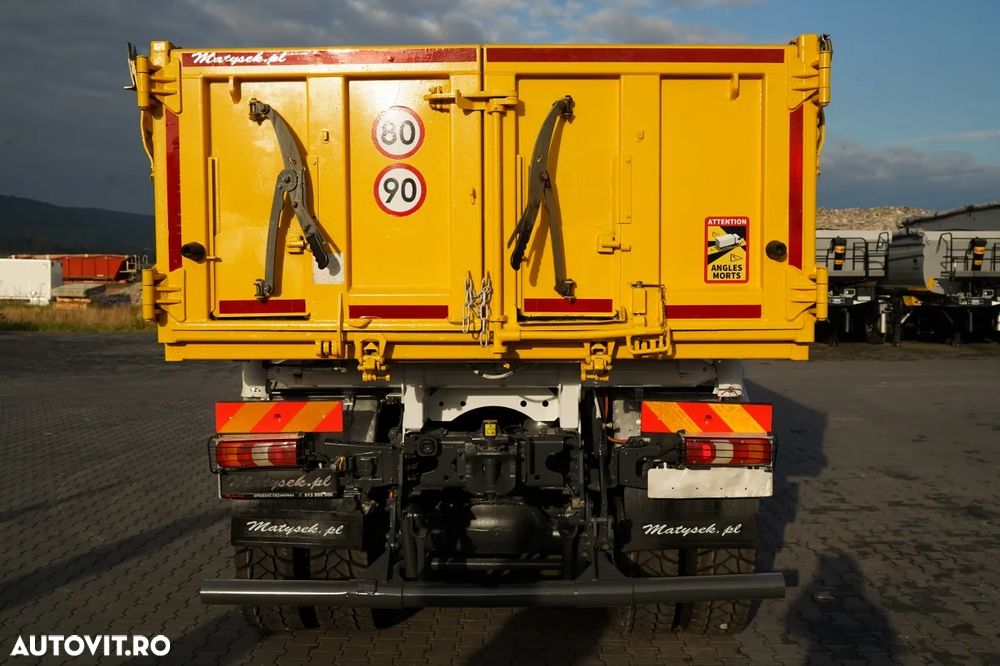 Mercedes-Benz AROCS 3243 / 8x4 / BASCULĂ DUBLU 6,2 M / HAYON HIDRODOXY / CLAPETĂ HIDRODOXY / AUTOMATĂ / ANVELOPE 100% / EURO 6 / 2021 - 20