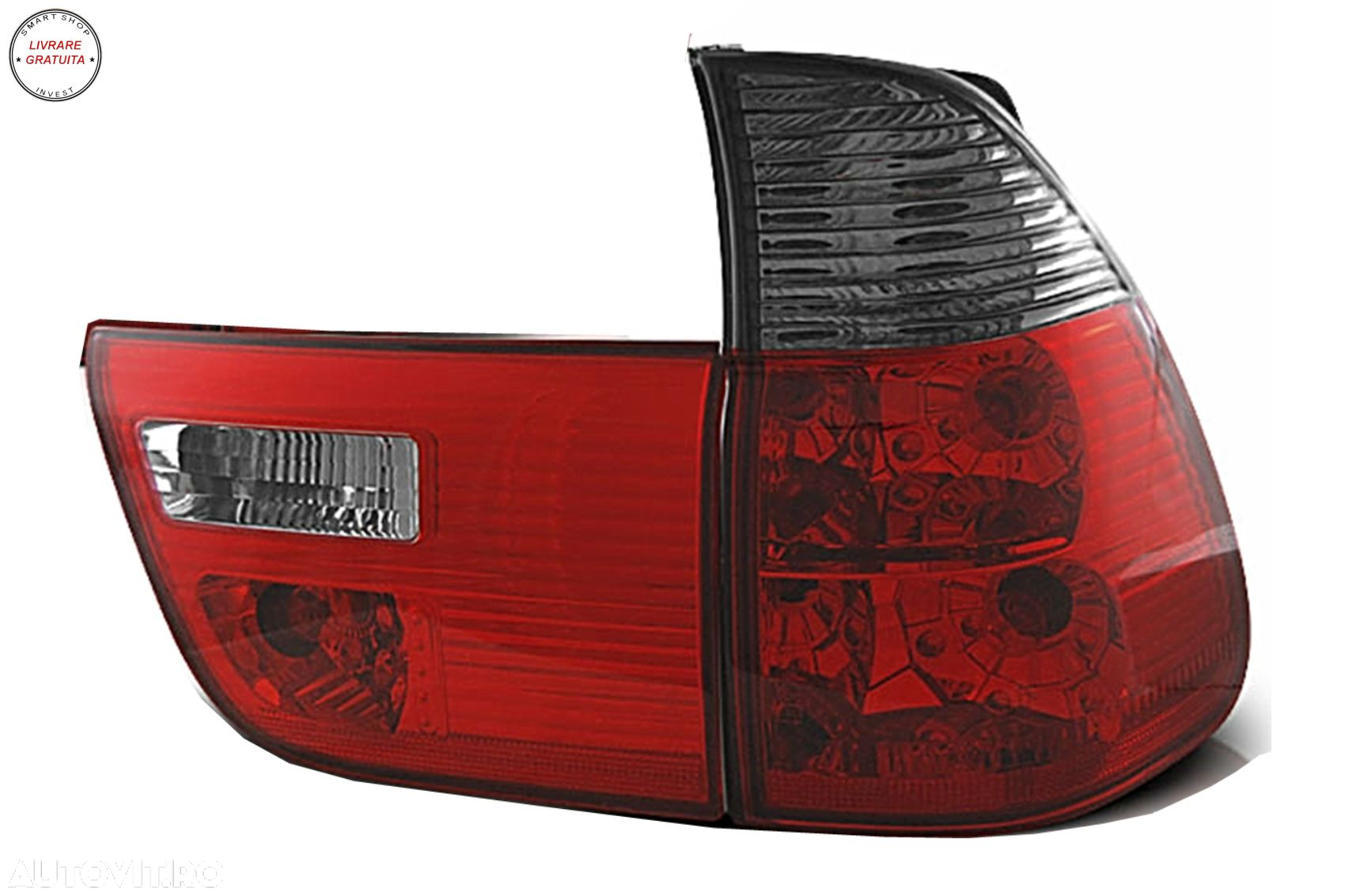 Stopuri BMW X5 E53 (09.1999-2006) Rosu & Fumuriu- livrare gratuita - 2