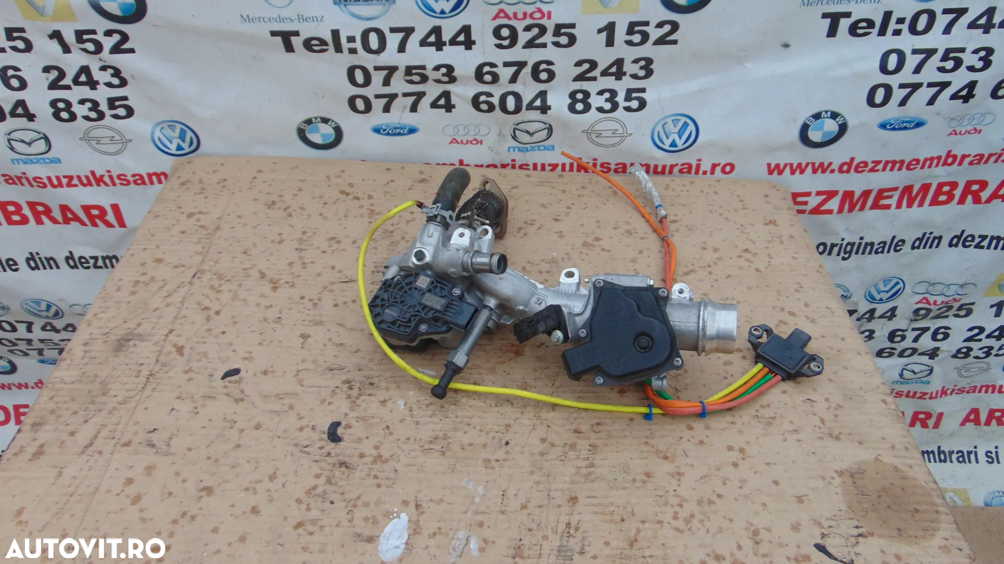 Supapa EGR Nissan Qashqai 1.5dci euro 6 Dacia Duster Renault Clio 5 4 Kangoo megane Juke Logan Sand - 2