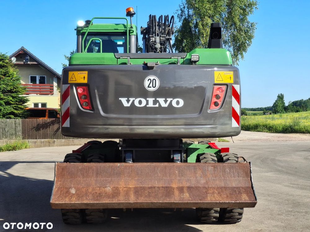 Volvo EW 140D Koparka Kołowa OilQuick Szybkozłącze Podwójne Koła 2015 Rok 2439 MTH Moc: 204 KM Dodatkowa Łyżka Pług Bardzo Dobry Stan Sprowadzona - 3